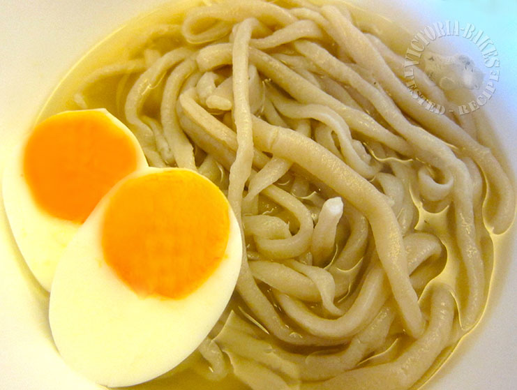 homemade udon noodles