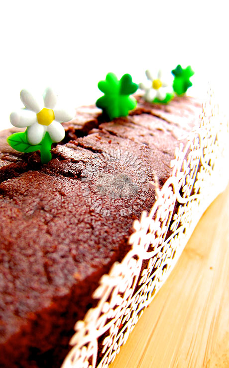 quadruple chocolate loaf cake